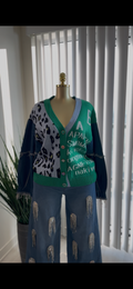 Beautiful Sweat Top(with green design as seen on the mannequin)