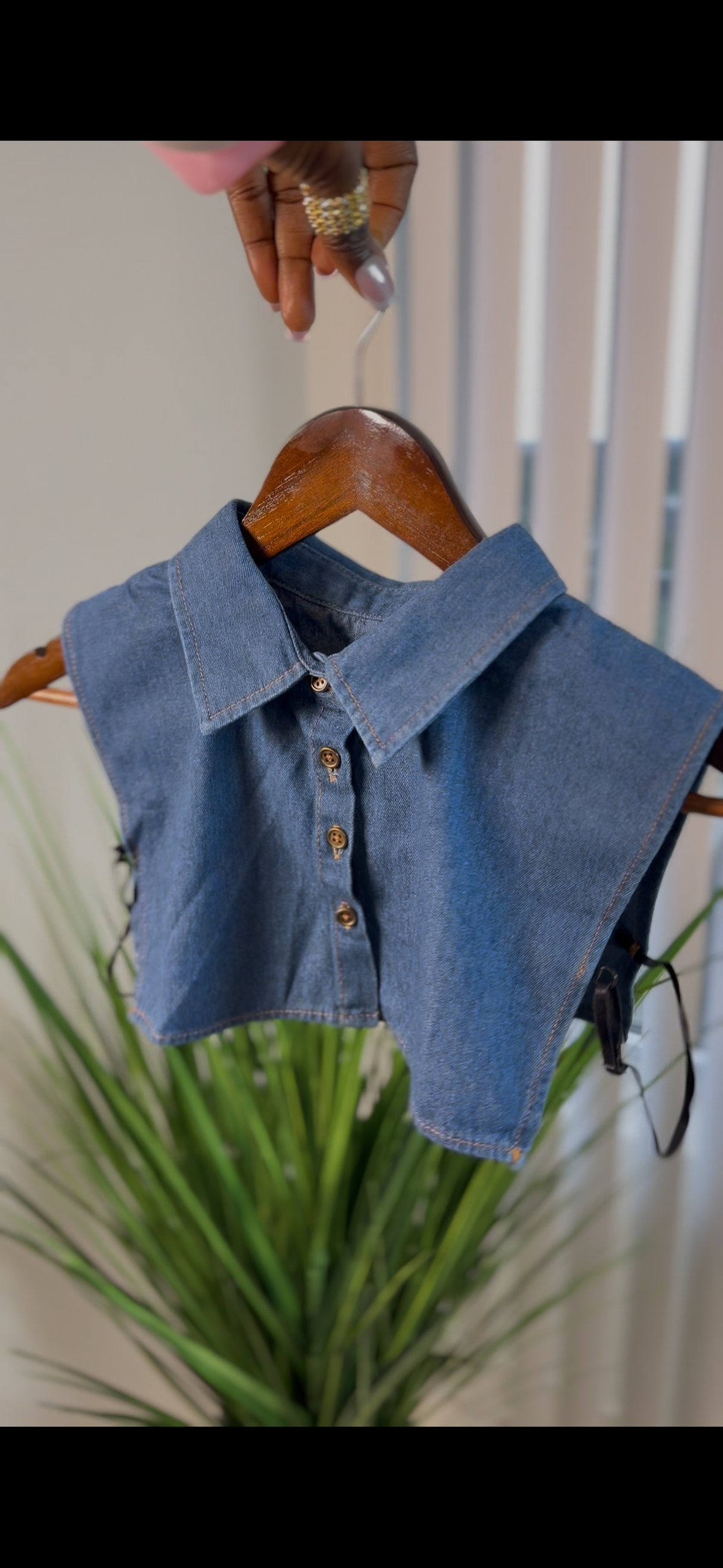 Cute Denim Collar