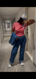 Blue Turn up Denim