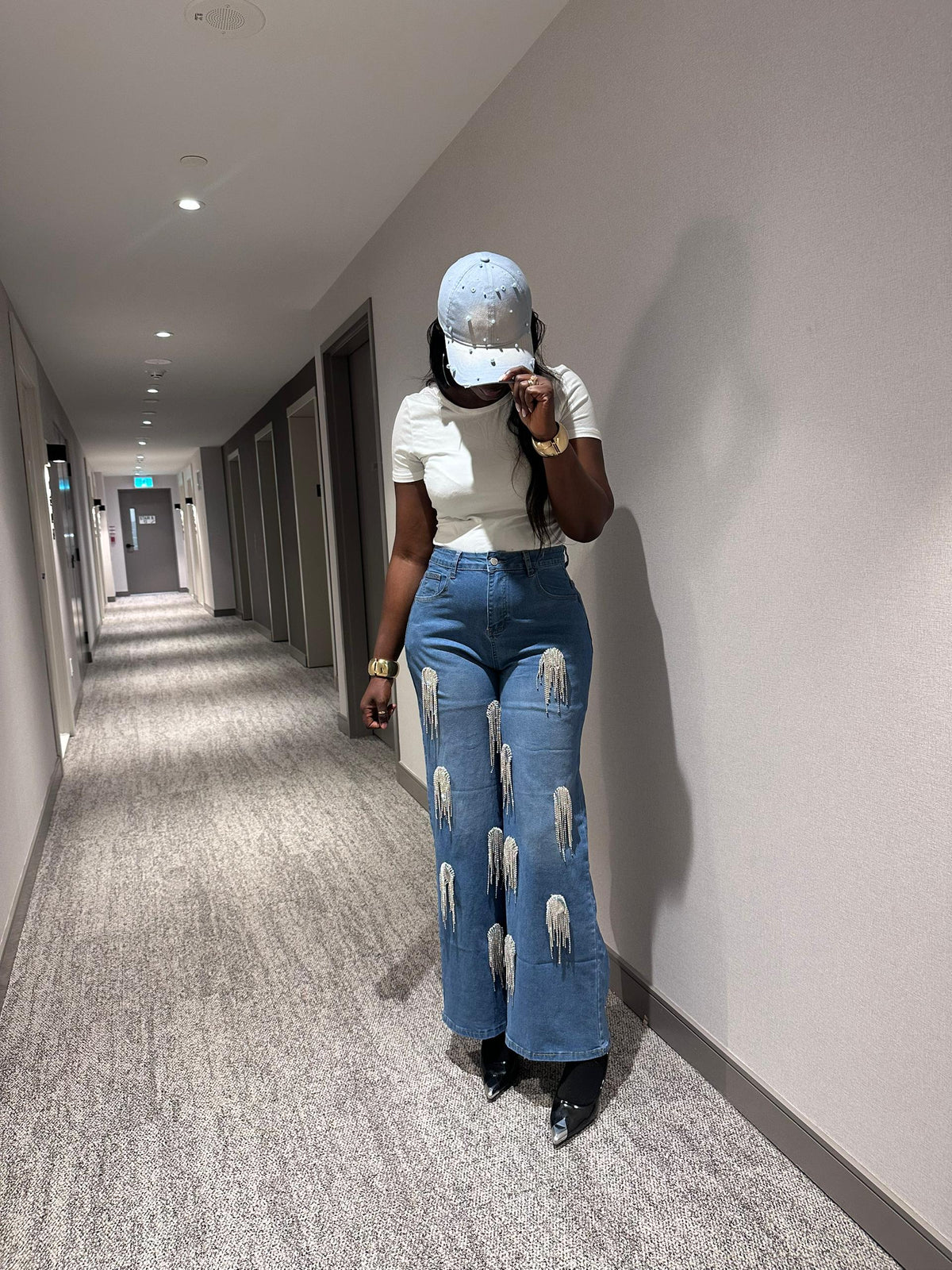 Cute Luxury Rhinestones with Diamonds 💎 Denim